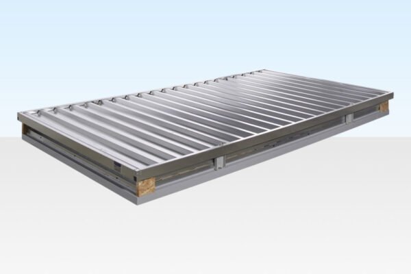 4M X 2.1M Flat Pack Container Store – Galvanised - Image 3